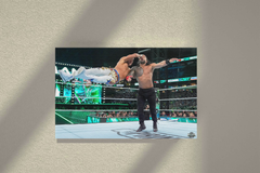 Wrestlemania 40 Canvas Print | Cody Rhodes And Roman Reigns Cody Cutter Design | Perfect Wrestlemania 40 Memorabilia