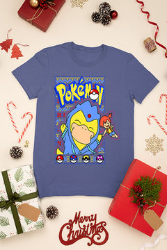 KIDS UGLY Psyduck Christmas Cheer T-shirt | Pokemon Psyduck | Kids Ugly Christmas