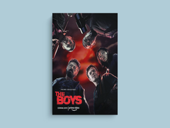 The Boys Canvas Print | Featuring Lead Actor's Name | TV Show Merchandise | Home Decor | Wall Art | Gift Idea