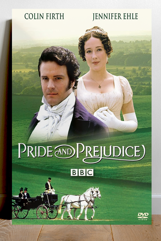 Pride and Prejudice - Keira Knightley Premium Gloss Poster | Mr. Darcy Design - TV Show Fan Art Print | Elizabeth Bennet Movie Poster - Vintage Regency Decor