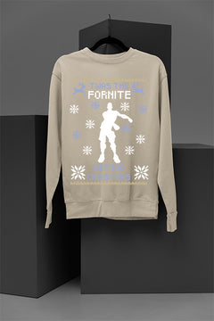 Twas The Fortnite Before Christmas Dance Pose | Festive Gaming Sweatshirt | Holiday Gamer Tee