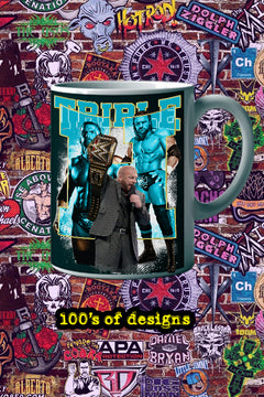 Triple H 11oz Mug featuring Pro Wrestling Legend | WWE Collector's Item | Wrestling Fan Gift | Wrestling Memorabilia