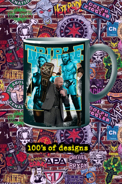Triple H 11oz Mug featuring Pro Wrestling Legend | WWE Collector's Item | Wrestling Fan Gift | Wrestling Memorabilia