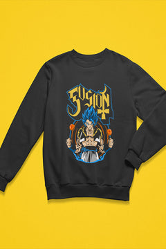 Fusion Power Sweatshirt | Dragon Ball Z Inspired | Anime Fusion Apparel | Saiyan Fusion Top