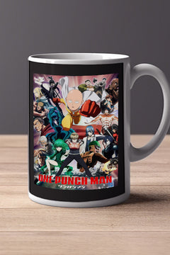 One Punch Man 11oz Mug | Saitama TV Show Poster Design