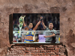 Bayley Becomes WWE Womans World Champion | Wrestlemania 40 Poster | Limited Edition | Wrestling Fan Gift | Collectible Print | Home Decor | Entertainment Memorabilia