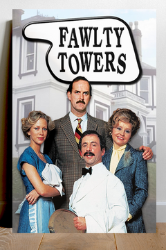 Fawlty Towers | John Cleese | Premium Gloss Poster | TV Show Design