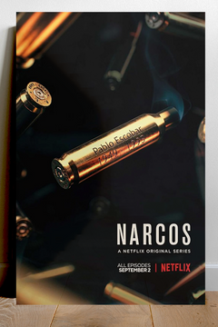 Narcos Pablo Escobar Poster | TV Show Narcos Wall Art | Premium Gloss Print | Narcos Gift Idea