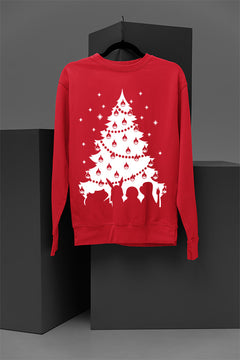 UGLY Pokemon Christmas Tree Design | Festive Christmas Sweatshirt | Pikachu Holiday Cheer | Retro Nintendo Christmas