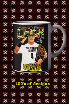 JOHN CENA 11oz Mug | Pro Wrestling Legend Cena Image Merchandise