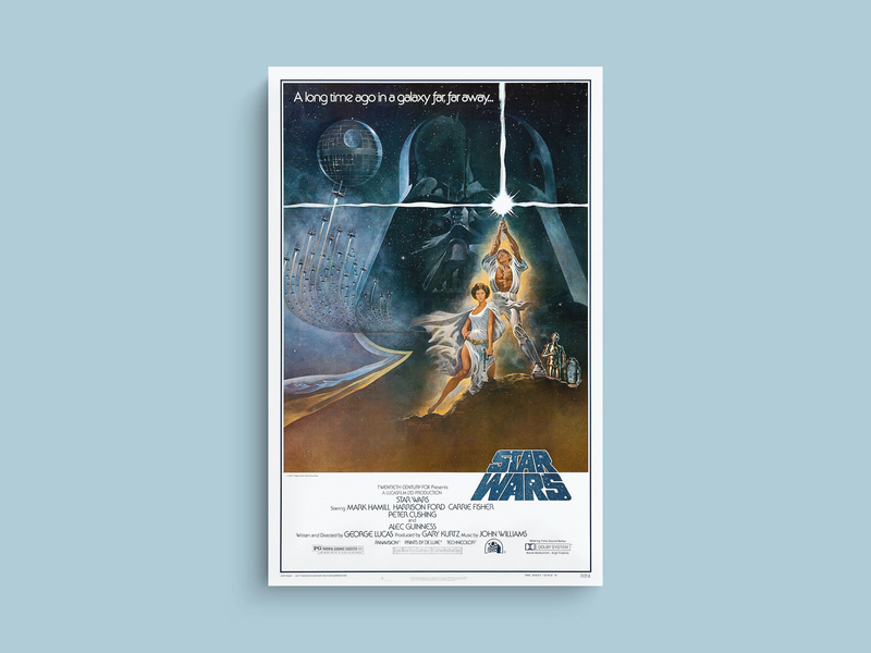 Star Wars A New Hope Canvas Print - Iconic Film Poster Design | Luke Skywalker - Etsy & Shopify SEO Keywords: Film, Sci-Fi, Home Decor, Geeky Art