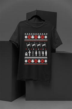 UGLY Christmas T-Shirt: Star Wars Troops | Galactic Holiday Cheer | Empire Era Festivities |