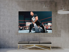 WWE Attitude Era The Great One Dwayne Johnson Poster | Wrestling Vintage Throwback Design | Retro WWE Attire Collectible Art