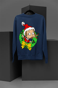 UGLY '90s Nostalgia Rugrats Susie Christmas Sweatshirt | Classic Cartoon Uni