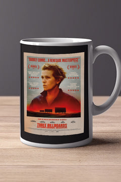 Three Billboards Outside Ebbing, Missouri 11oz Mug Frances McDormand | Film Memorabilia | Three Billboards Design