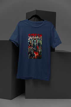 Horror Ghostface Graphic Tee | Vintage Scary Costume Shirt | Horror Film Lover Gift | Halloween