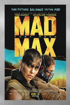 Mad Max: Tom Hardy | Premium Gloss Poster | Film Memorabilia | Movie Room Decor | Mad Max Design