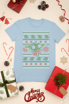 KIDS UGLY: Star Wars Baby Yoda Christmas Explosion | Kids' Ugly Christmas Shirt