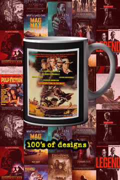 Once Upon a Time in the West 11oz Mug - Film Memorabilia | Western Movie | Vintage Poster Design - Clint Eastwood