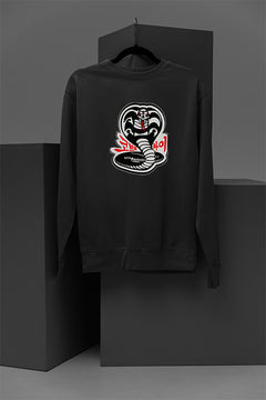 "Cobra Kai Korean Logo Vintage 80s Iconic Sweatshirt | Retro Streetwear Fashion | N