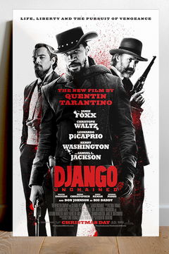 Django Unchained Jamie Foxx Gloss Poster | Western Movie Wall Art Decor | Film Memorabilia Print | Quentin Tarantino Fan Gift