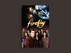 Firefly Canvas Print | TV Show Poster | Firefly Design | Nathan Fillion Art