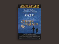 Children of Heaven Canvas Print featuring Top Keywords | Film Poster Design | Lead Actor's Name | Unique Home Decor