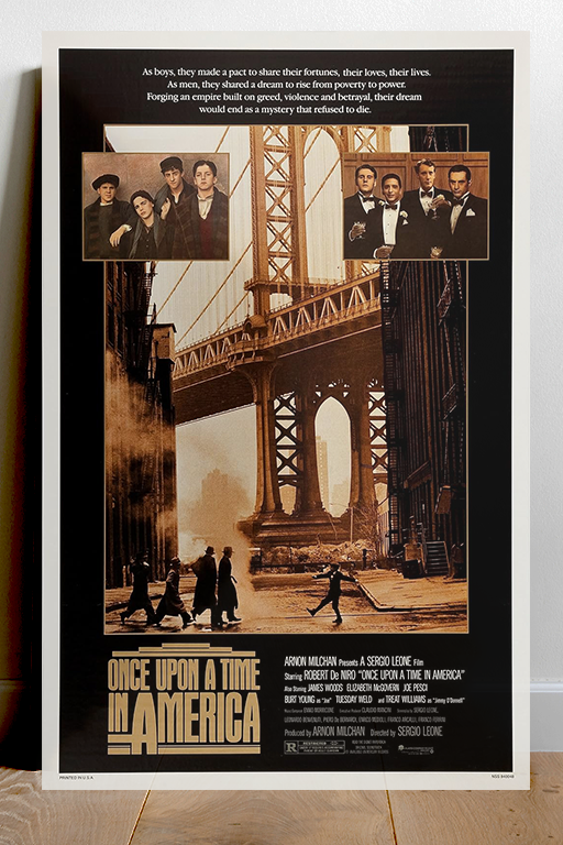 Once Upon a Time in America | Robert De Niro | Premium Gloss Poster | Film Poster Print | Movie Wall Art | Vintage Cinema Decor | Film Memorabilia | Retro Movie Poster | Classic Hollywood Art | Sergio Leone | Gangster Movie Print