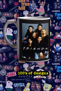 Friends 11oz Mug | Central Perk TV Show Coffee Cup | Jennifer Aniston Mug