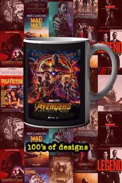 Avengers Infinity War 11oz Mug | Film Memorabilia | Avengers Infinity War Design | Lead Actor's Name