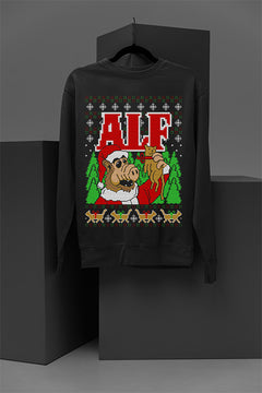 "UGLY Alf from ALF Show Dressed as Santa | 80s TV Icon | Christmas