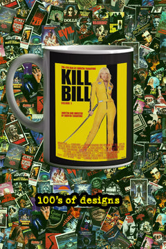 Kill Bill Vol 1 11oz Mug | Film Memorabilia Mug | Kill Bill Vol 1 Design Featuring Uma Thurman