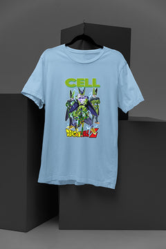 Cell Unleashed Power T-shirt | Dragon Ball Z Anime Tee | Villain Saga Shirt | Sai