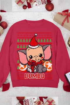 UGLY Dumbo Christmas Sweater | Vintage Dumbo Inspired | Retro Ugly Christmas Sweatshirt |
