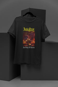 Judas Priest Sad Wings Of Destiny | Vintage Rock Band Tee | Classic 70s Heavy Metal | Retro Concert Memorabilia