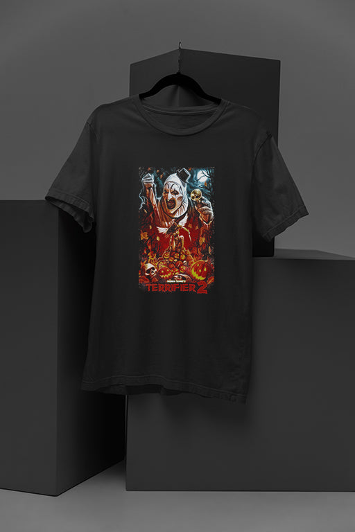 Horror Terrifier 2 T-Shirt | Horror Film Fan Tee | Halloween Costume Shirt