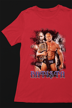 Batista WWE T-Shirt | Evolution Era Legend | WWE Superstar | Wrestling Apparel | Vintage Wrestling Tee