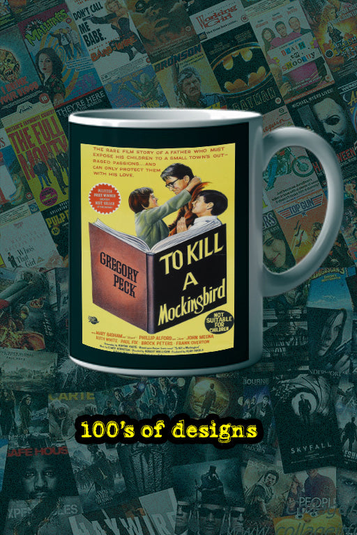 To Kill a Mockingbird 11oz Mug Poster Gregory Peck Film Memorabilia Collectible Unique | Classic Movie Gift Item Decor