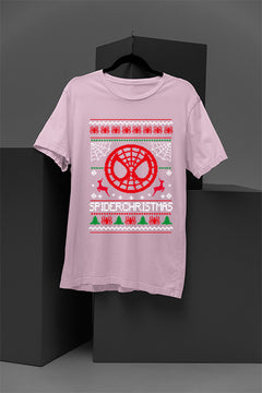 UGLY Spiderman SpiderChristmas | Festive Marvel Christmas Tee | Retro Spiderman Xmas Shirt |