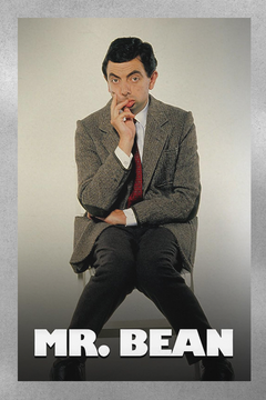 Mr. Bean | Rowan Atkinson | Vintage TV Show Poster | Gloss Design | Funny Art Print