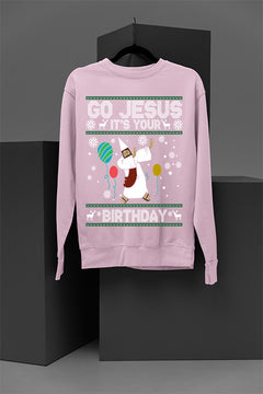 "Holy Night" Jesus Birthday Christmas Sweatshirt | Retro | Nativity Scene | Bethlehem |
