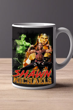 Shawn Michaels 11oz Mug | Pro Wrestling Legend Design | WWE Fan Collectible Mug