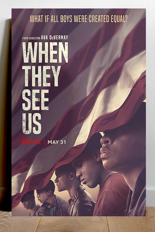 When They See Us Premium Gloss Poster | Jharrel Jerome | Ava DuVernay | TV Show Home Decor | Gift Idea for When They See Us Fans | Room Wall Art