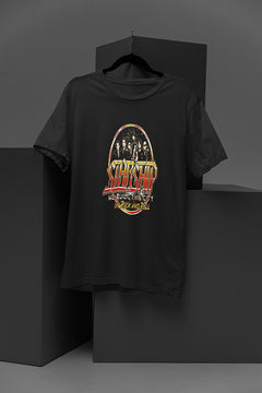 Starship We Built This City Band Tee | 80s Rock Band Vintage T-shirt | Retro Music Lover Shirt | Starship Fan Merch | Classic 1980s Era Fashion | Iconic Song Tribute Tee