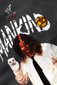 MANKIND WWE Retro Legend T-Shirt | Attitude Era Official Merch | Mick Foley Wrestling Apparel