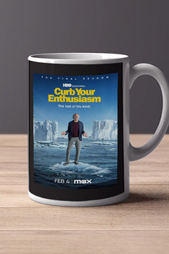 Curb Your Enthusiasm 11oz Mug Larry David | TV Show Design Merchandise