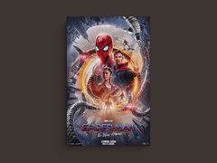 Spiderman No Way Home Canvas Print | Tom Holland | Film Memorabilia Art | Marvel Spiderman Decor