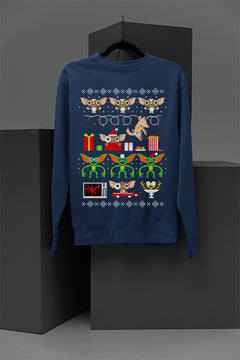 UGLY Gizmo from the Gremlins Christmas Chaos Sweatshirt | 80s Icon | Retro