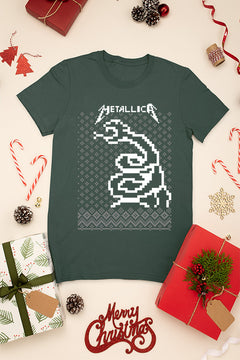 UGLY Metallica "Master of Christmas" T-shirt | Ugly Metallica Christmas Design | Retro