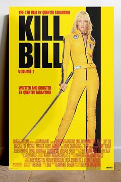 Kill Bill Vol 1 Uma Thurman Premium Gloss Poster | Quentin Tarantino Film Art Print